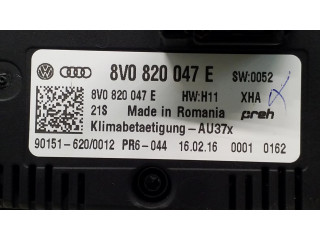 Блок управления климат-контролем 8V0820047E   Audi A3 S3 8V