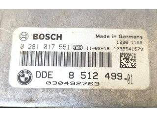 Řídící jednotka 0281017551, 8512499   BMW 1 E81 E87 2011