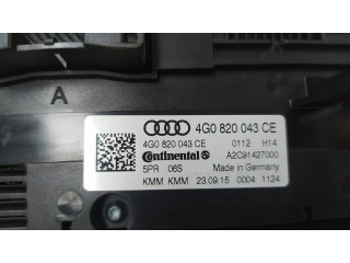 Блок управления климат-контролем 4G0820043CE, CONTINENTAL   Audi A7 S7 4G