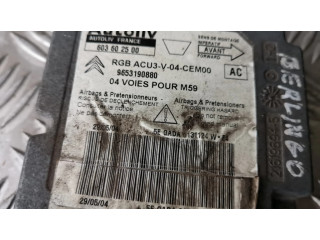 Блок подушек безопасности 9653190880, 603602500   Citroen Berlingo