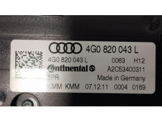 Блок управления климат-контролем 4G0820043L   Audi A6 S6 C7 4G