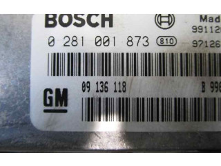Řídící jednotka 09136118, 0281001873   Opel Vectra B 2000