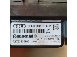 Блок управления климат-контролем 8P0820043BG, A2C53301899   Audi A3 S3 A3 Sportback 8P