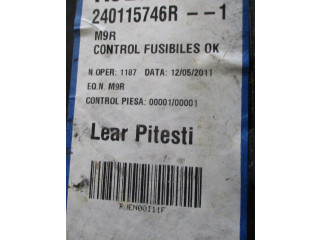   Pojistková skříňka 240115746R   Renault Laguna III 2007