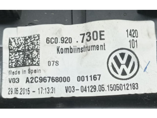 Přístrojová deska  Volkswagen Polo II 86C 2F 1985 6C0920730E, A2C96768000  