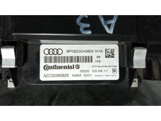 Блок управления климат-контролем 8P0820043BM, MANDOCLIMATIZADOR   Audi A3 S3 8P