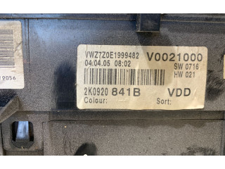 Панель приборов 2k0920841b   Volkswagen Caddy       