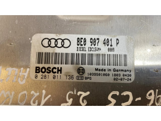 Блок управления двигателя 8E0907401P, 1039S01060   Audi A6 S6 C5 4B