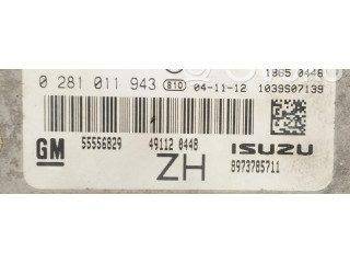 Řídící jednotka 0281011943, 0281011943   Opel Astra H 2007