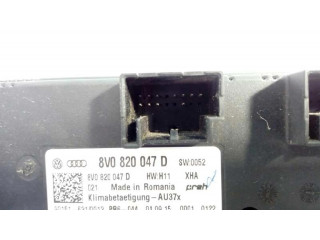 Блок управления климат-контролем 8V0820047D, E2-A1-8-2   Audi A3 S3 8V