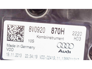 Панель приборов 8V0920870H   Audi A3 S3 8V       