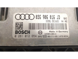 Блок управления двигателя 03G906016JD, 0281012654   Audi A4 Allroad