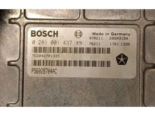 Блок управления двигателя 56028704AC, 0281001437BOSCH   Jeep Grand Cherokee