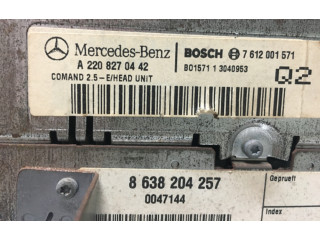 Турбина Радио/ проигрыватель CD/DVD / навигация Mercedes-Benz S W220  A2208270442, COMAND2.5   для двигателя OM 628.960      