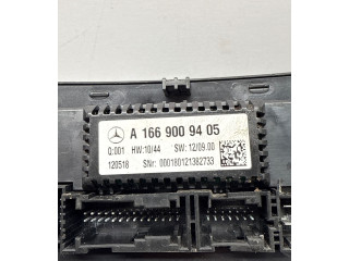 Блок управления климат-контролем A1669009405, 120518   Mercedes-Benz ML W166