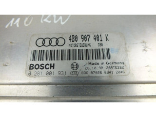 Блок управления двигателя 4B0907401K, 0281001931   Audi A6 S6 C7 4G