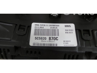 Přístrojová deska  Volkswagen Beetle A5 2013 5C5920870C  