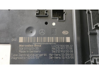   Pojistková skříňka 2129009822, 2129017206   Mercedes-Benz E W212 2014
