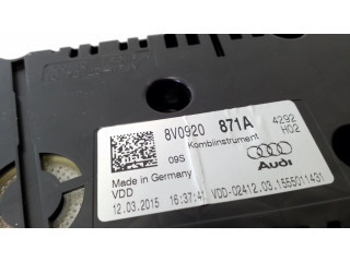 Панель приборов 8V0920871A   Audi A3 S3 8V       