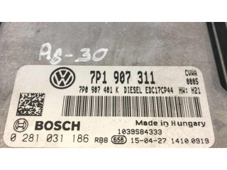 Řídící jednotka 7P1907311, 0281031186   Volkswagen Touareg II 2015