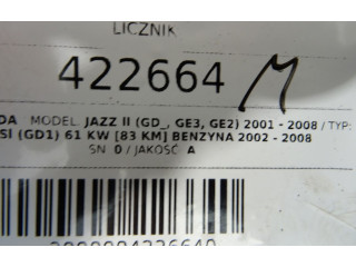 Přístrojová deska  Honda Jazz 2002 HR0294120  