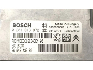 Блок управления 9664843780, 0281013872   Citroen Berlingo