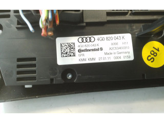 Блок управления климат-контролем 4G0820043K   Audi A6 S6 C7 4G