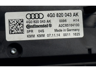 Блок управления климат-контролем 4G0820043AK   Audi A6 S6 C7 4G