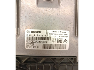Řídící jednotka 0281019818, 9666729680   Peugeot 207 2012