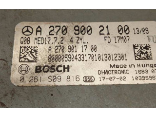 Řídící jednotka A2709002100, 0261S09816   Mercedes-Benz CLA C117 X117 W117 2017