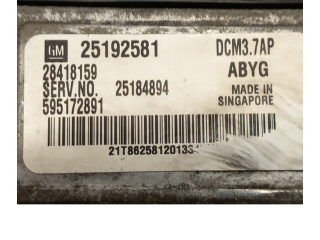 Řídící jednotka 25184894, 25192581   Opel Antara 2014