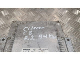 Блок управления двигателя 0281011363, 9652590280   Citroen C8