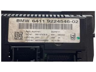 Блок управления климат-контролем 9224546, 64119224546   BMW 3 E92 E93