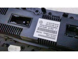 Блок управления климат-контролем A2129009409, 2129009409   Mercedes-Benz E W212