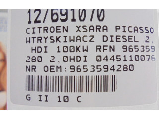 Vstřikovač 9653594280, 9653594280   Citroen Xsara Picasso     
