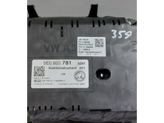 Přístrojová deska  Skoda Octavia Mk3 (5E) 2016 5E0920781, 5E0920781  
