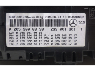 Přístrojová deska  Mercedes-Benz C W205 2018 A2059006336  