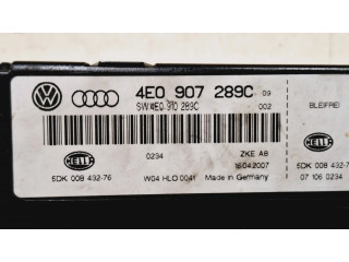 Блок комфорта 4E0907289C, 5DK00843276   Audi A8 S8 D3 4E   