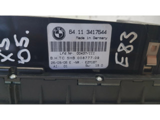 Блок управления климат-контролем 64113417544, nr2807   BMW X3 E83