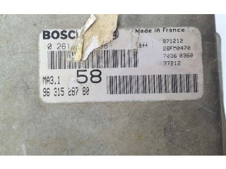 Řídící jednotka 9631528780, 9631528780   Peugeot 106 1996