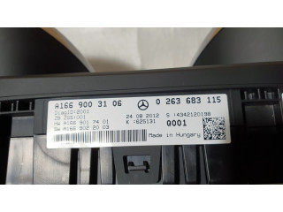 Přístrojová deska  Mercedes-Benz GL X166 2014 A1669003106, 0263683115  