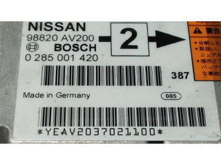 Блок подушек безопасности 98820, 0285001420   Nissan Primera