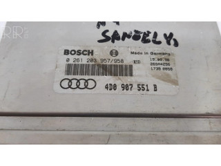 Блок управления двигателя 4D0907551B, 0261203957   Audi A4 S4 B5 8D