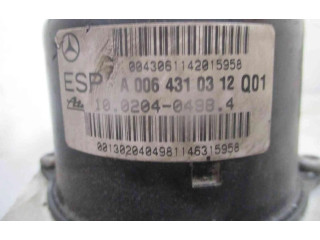 Jednotka ABS A0064310312Q01, A0064310312Q01   Mercedes-Benz C W203 2000