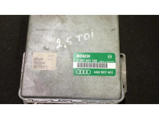 Блок управления двигателя 0281001128, 4a0907401   Audi A6 S6 C4 4A