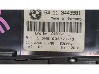 Блок управления климат-контролем 3443981   BMW X3 E83