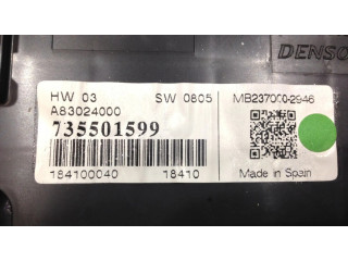 Блок управления климат-контролем A83024000, 735501599   Fiat Punto Evo