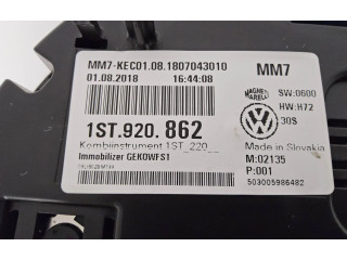 Přístrojová deska  Skoda Citigo 2019 1ST920862  