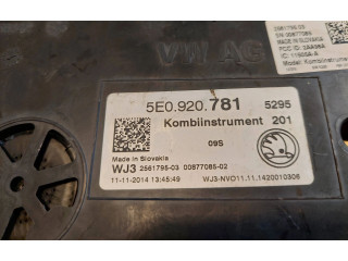 Přístrojová deska  Skoda Octavia Mk3 (5E) 2014 5E0920781, 0087708502  