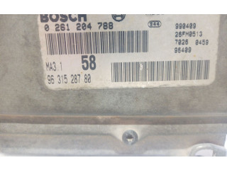 Блок управления двигателя 9631528780, 9631528780   Citroen Saxo